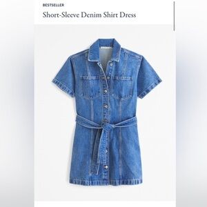 Abercrombie & Fitch Blue Denim Dress